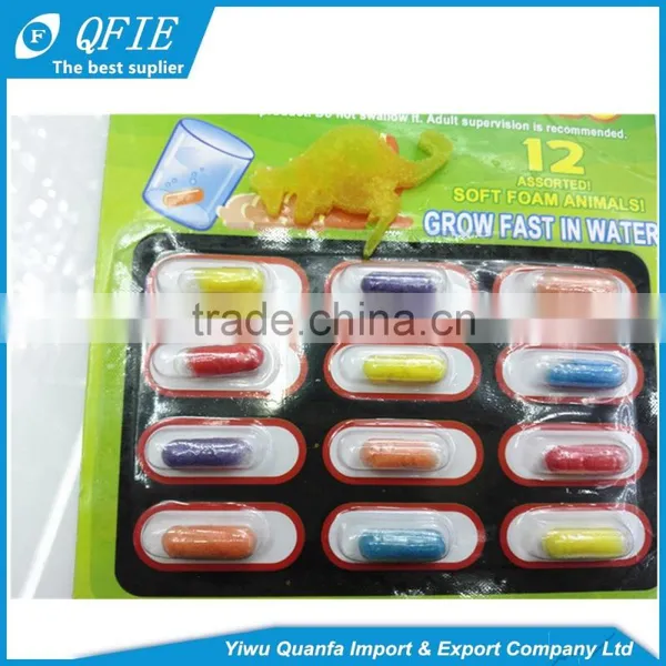 Novelty Gadget Soft Sponge Growing Animal Capsule Toys for Children photo-2
