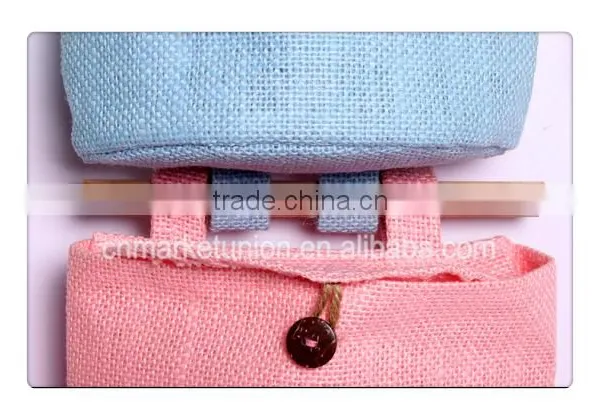 Zakka Fabric Incorporating Multi - Functional Sundries Organizer Color Water Proof Storage Bag Hanging Jewelry photo-6