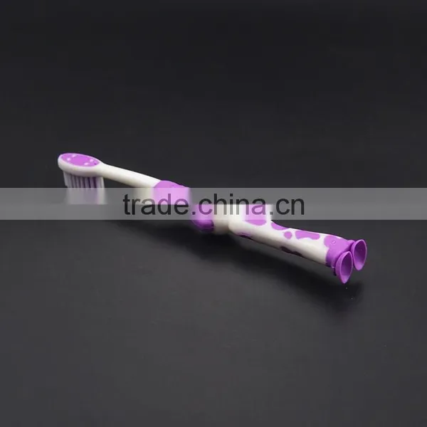 Top Quality New Design for Adult Anti Bacterial Animal Kids Toothbrush With Cover photo-5