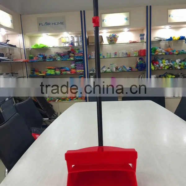 Cheap Plastic Long Handle Dustpan and Broom Set photo-3