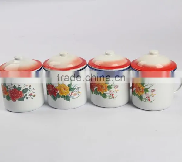 Enamel Coffee Mug Printing Tea Cup Coffee Cup photo-2
