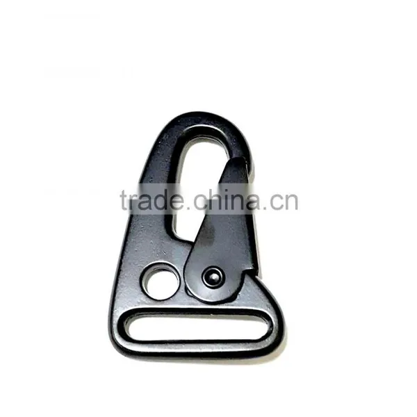 1-1/4" HK Hook, Zinc Alloy Metal Hook, HK Snap Hooks Gun Sling Hook, Snap Hook in Dull Black photo-2