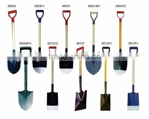 High Quanlity Wooden Handle Steel Garden Shovels photo-2