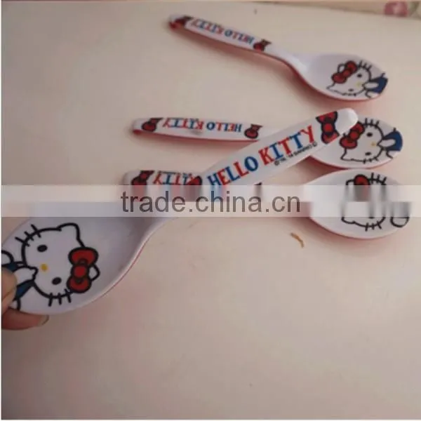 Food Grade Cartoon Plastic Spoons Manufacturer Wholesale Cartoon Design Scoop for Children photo-3