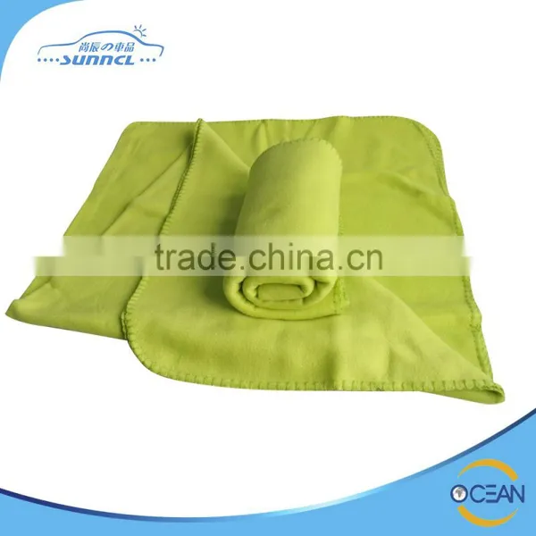 Fluorescence Colour Washable Fleece Travel Blanket , Picnic Blanket photo-2