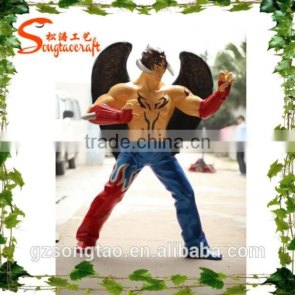 Life Size Artificial Cartoon Statue Fiberglass Cartoon Artificial Statue photo-5