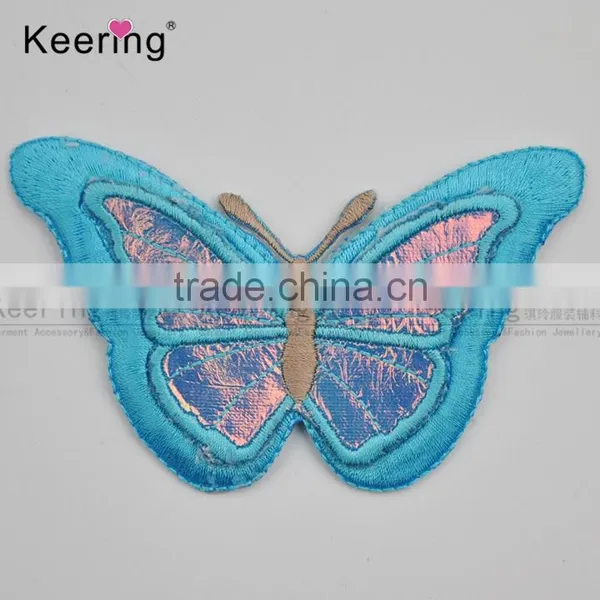 Factory Direct Wholesale Pretty Butterfly Embroidery Patch WEF-742 photo-2