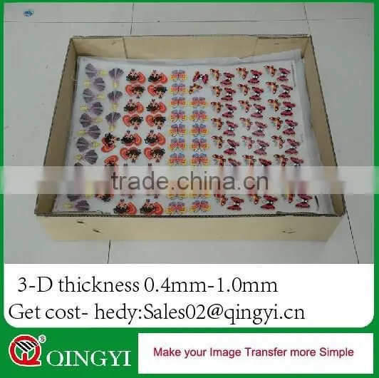 Brand Name Cup Logo Sticker on Fabric t Shirt World photo-2