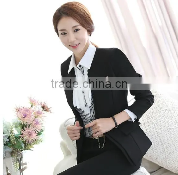 New Design Customized OL Ladies Working Suit WMLSU20150028 photo-4