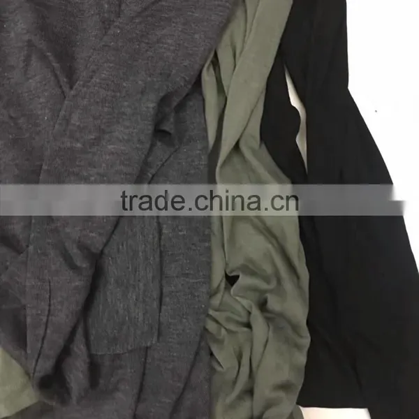 Women Clearance Long Sleeve Knitted Cashmere T-shirt photo-6