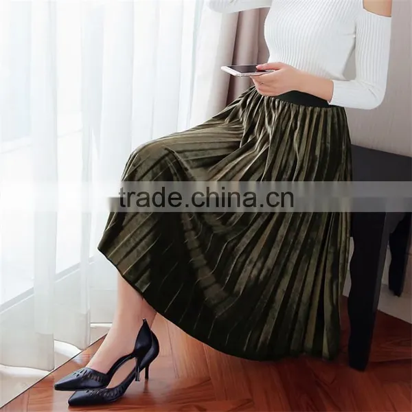 New Hot Style Women's Dress Lady Skirts Velvet Skirts photo-2