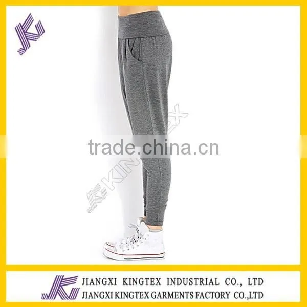 Custom Double Layer Design Harem Pants,women Three Quarter Harem Pants,jiangxi Cotton Harem Pants photo-5