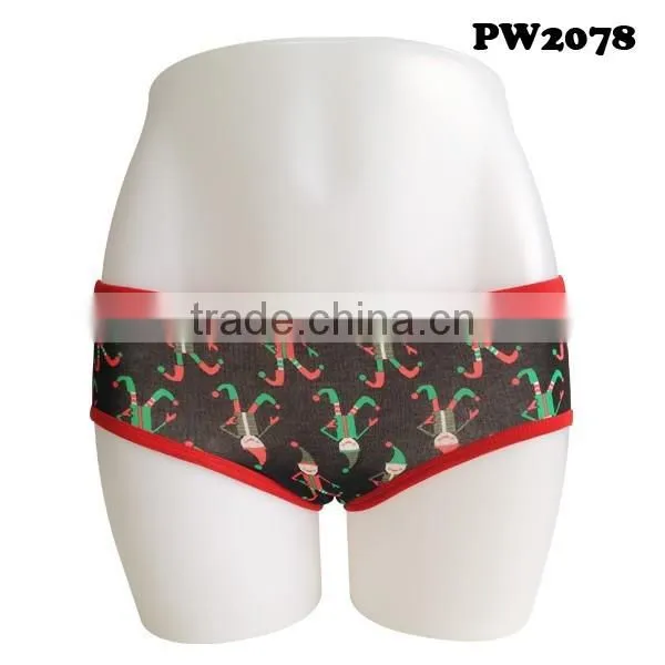 Ladies Underwear With Clown Aop Printing