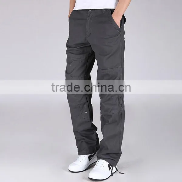 Juqian Quick Drying Durable Washed Carpenter Khaki Mens Workwear Trousers Cargo Pants Overall Work Pants photo-4