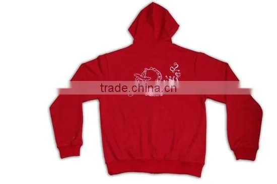 High Quality Promotional Men's Hoodies CVC/TC Fleece Plain Hoodie photo-6