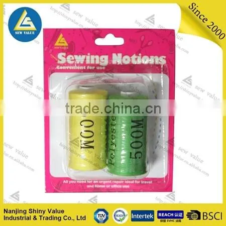Nanjing Shinyvalue 2016 Hot Selling 100% Polyester Quilting Thread photo-6