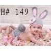 Cute Rabbit Baby Hat and Shorts Handmade Crochet Photography Props Baby Hat and Shorts photo-2