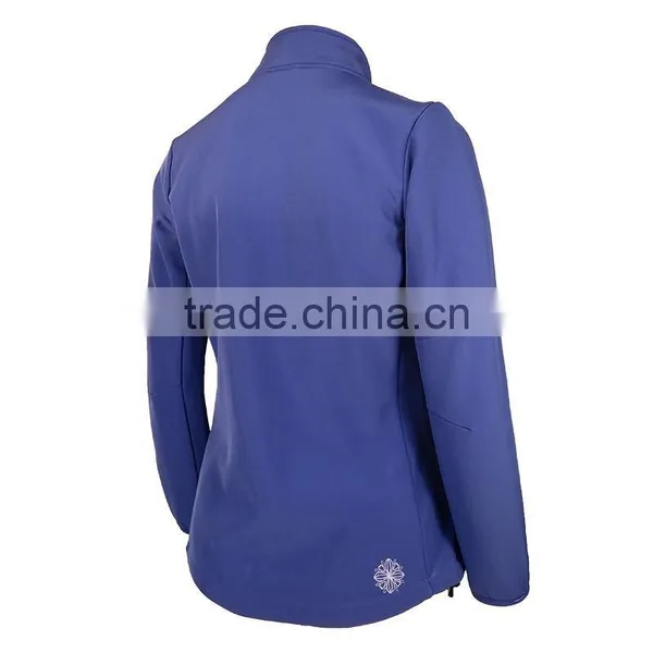 100% Polyester Softshell Jacket Fleece Bound Embroidery Waterproof Breathable Jacket Overcoat photo-3