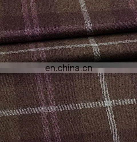 New Fashion TR Worsted Woven Fabric in Check for School Uniforms photo-4