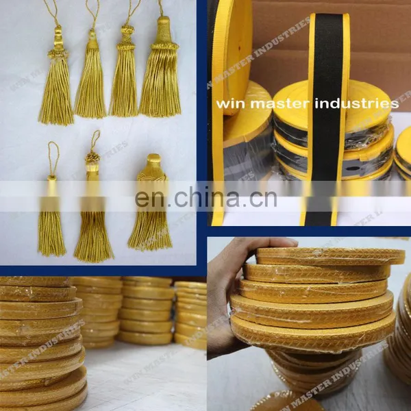 Gold Braids Bullion Wire Braid Lace Gold Metallic Thread/Mylar Braid/Lace/gold Braids Bullion Wire Braid Lace Tassels