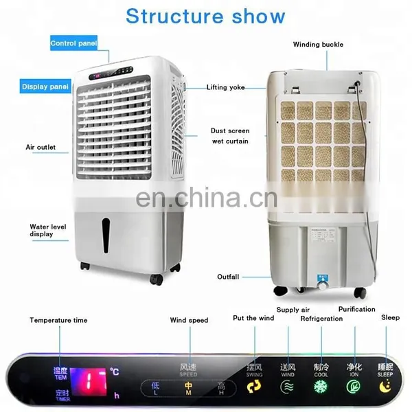Floor Standing Air Conditioners Type Outdoor Using Evaporative Air Water Cooler photo-5
