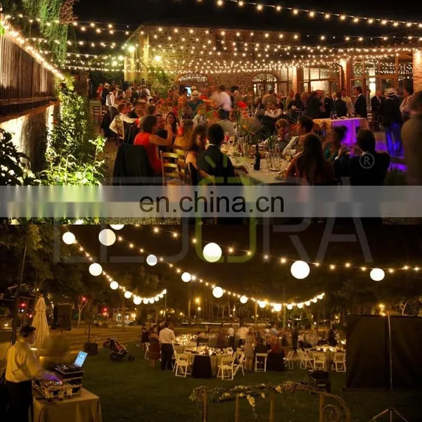 Decorative S14 LED String Bulbs for Holiday Garden Christmas Use Outdoor Edison Bulb String Light Filament String Light 48ft photo-4