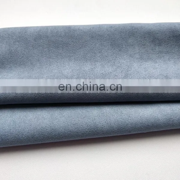 100% Polyester Garment Car Seat Sofa Warp Suede Upholstery Fabric photo-2
