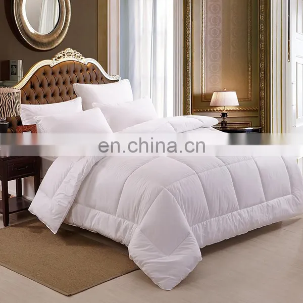 Super Soft Microfiber White Quilted Down Comforter Bedding Set For Hotel and Home photo-3