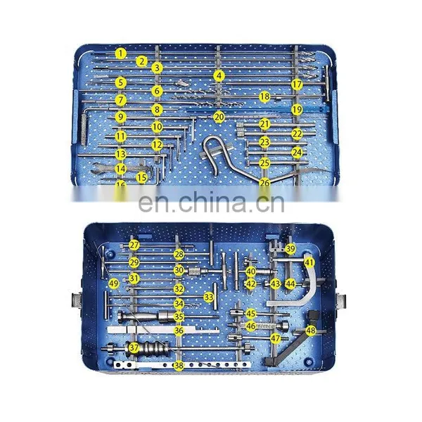 Guaranteed Quality Femoral Reconstruction Interlocking Nail Instrument Set Orthopedic Surgical Intramedually Nail Instruments photo-3
