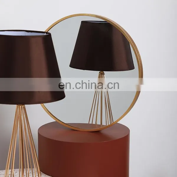 China Wholesale Cheap Durable Modern Indoor Home Decorative Gold Metal Table Lamp for Desk photo-5