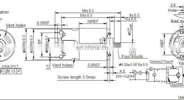 220V 500W DC Motor RS-7712SH photo-3