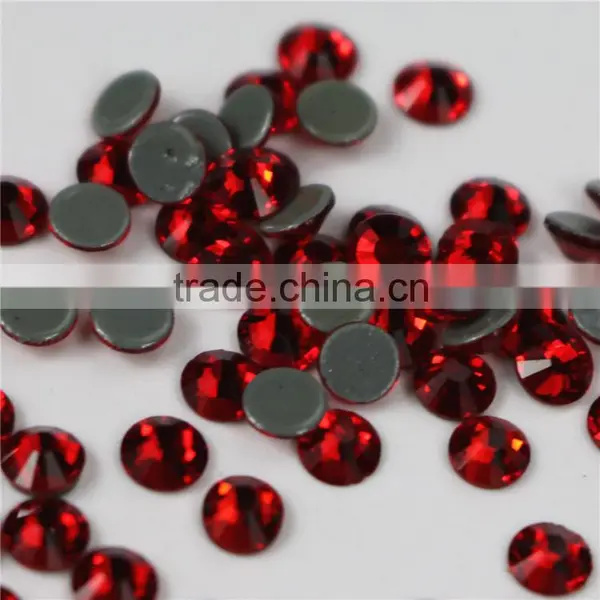 Top Quality Red Clour Hot Fix Flat Back Rhinestone for Wedding Dresses photo-3
