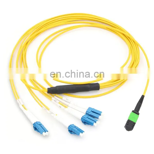 High Quality Singlemode SM 12 Core 3m Mpo Fiber Optic Patch Cord MPO to LC photo-4