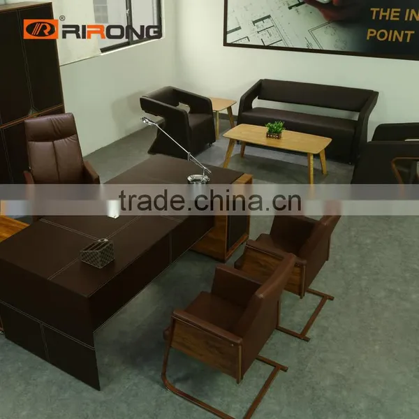Modern Guangzhou Furniture Leather Circular Living Room Furniture Sofa photo-2