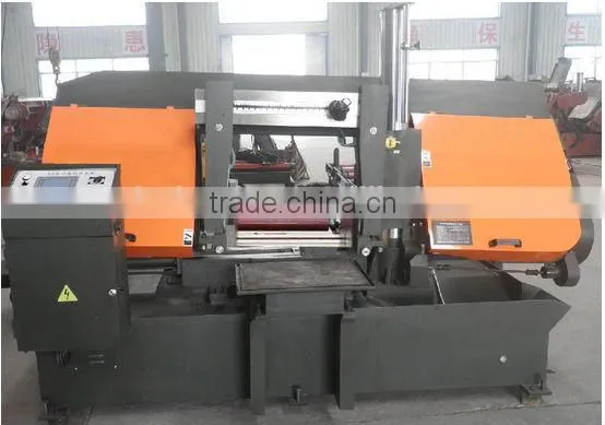 Fully Automatic Metal Cutter Band Saw Cutting Machine GS320 for Iron Steel Wood Meat Plastic photo-2