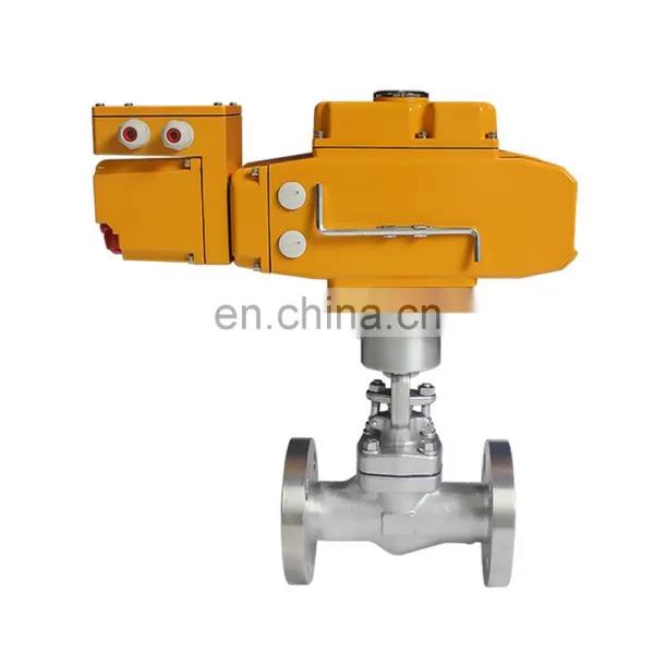 Intelligent Actuator Multi Turn Stainless Steel SS304 2inch Flange Globe Valve photo-4