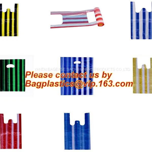 PBAT PLA Cornstarch Grocery Shopping Bag Vest Carrier, Singlet Handle Handy Killeen Bags Sacks Packaging Produce Roll photo-5
