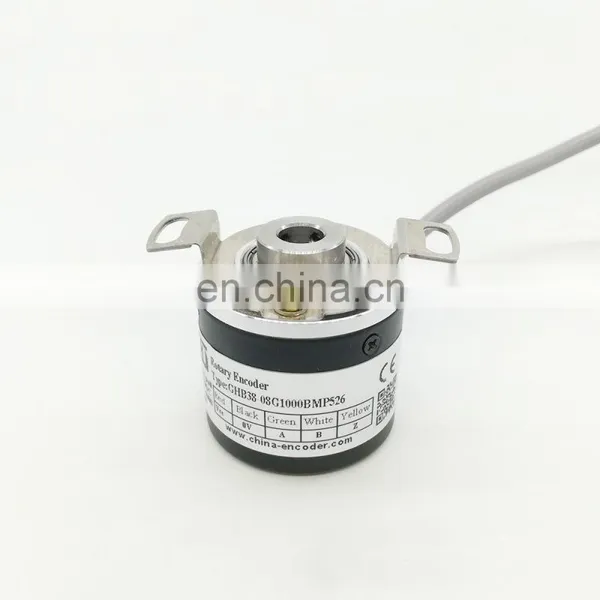 38mm Diameter 1000ppr 5mm Blind Shaft Push Pull Optical Rotary Encoder GHB38-05G1000BMP526 photo-3