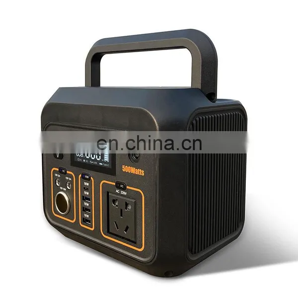 Wilderness Survival 200W 400W 500W 110V 220V Camping Portable Power Station Solar Wind Power Bank photo-5