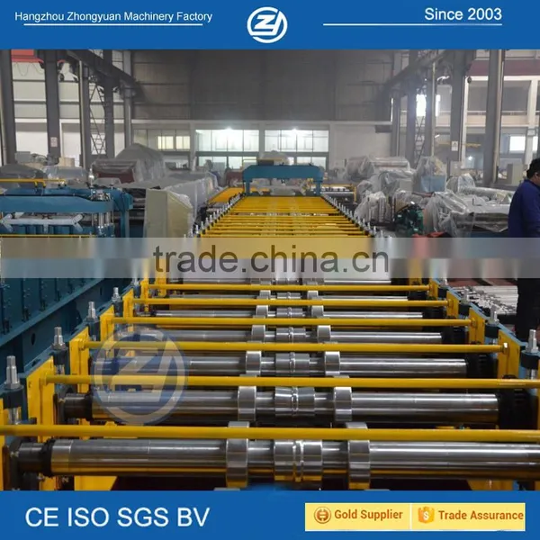 CE/SGS Certificated Galvanized Coils Floor Decking Forming Machine photo-5