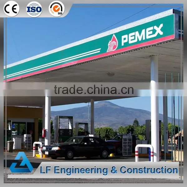 Cheap Prefabricated Galvanizing Steel Structure Gas Station photo-4