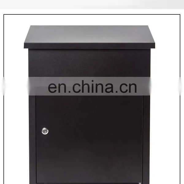 Decorative Design Professional Office Building Stainless Steel Antique Post Box Parcel Mailbox photo-2