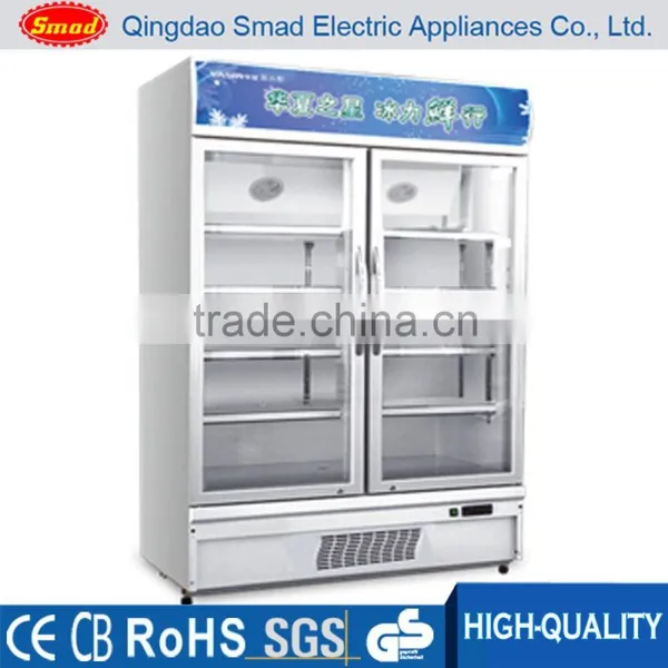 Cold Soft Drink Showcase Grocery Open Display Cooler photo-2