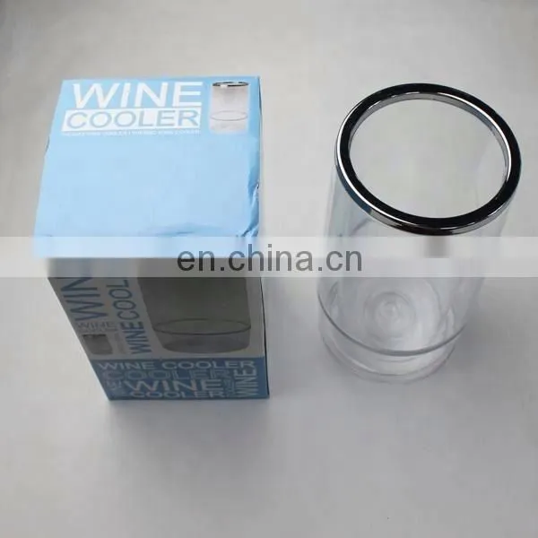Plastic Double Wall Wine Bottle Table Cooler photo-3