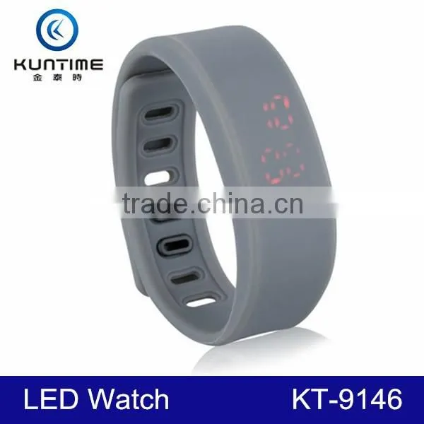 2015 Cheap Promotional Silicone Sports Led Bracelet Relojes for Men photo-3
