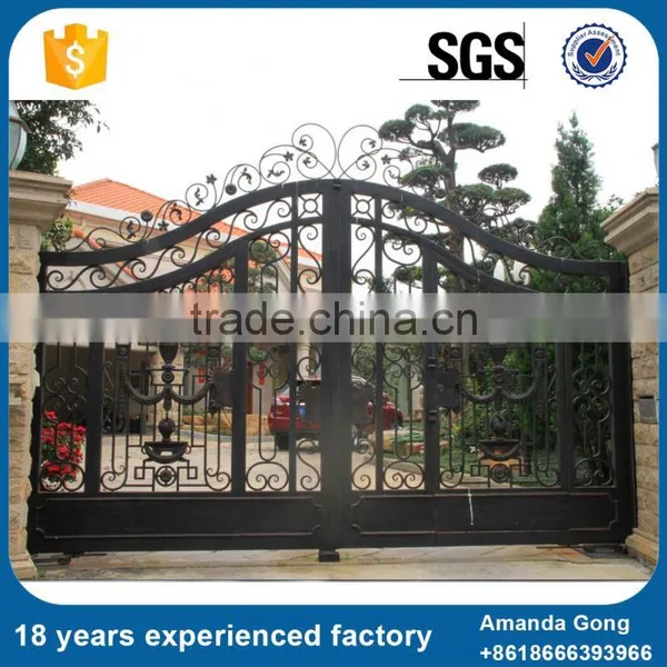 Eco-Friendly Used Wrought Iron Gate For Villa Sale photo-6