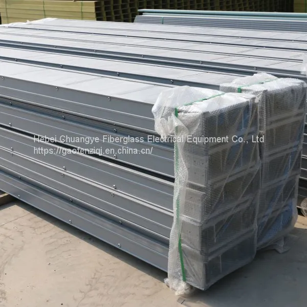 Fujian Polymer Composite Cable Tray Factory Jichuang Brand Polymer Fire Retardant Alloy Lined Steel Tray