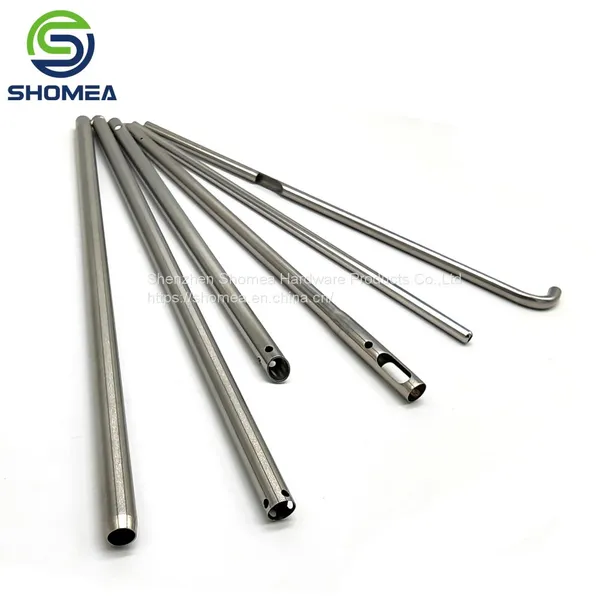 SHOMEA Customized Small Diameter Medical Grade Stainless Steel Nose and Throat Endoscope Tube photo-5
