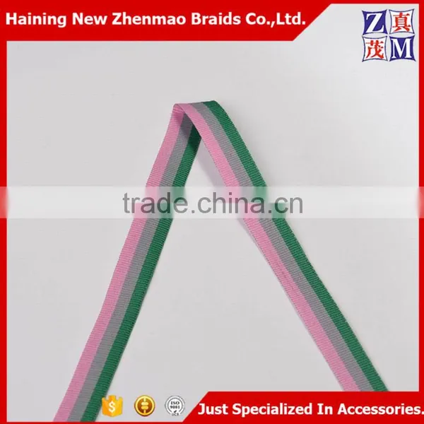 Wholesale Polyester Webbing Woven Striped Strap photo-3