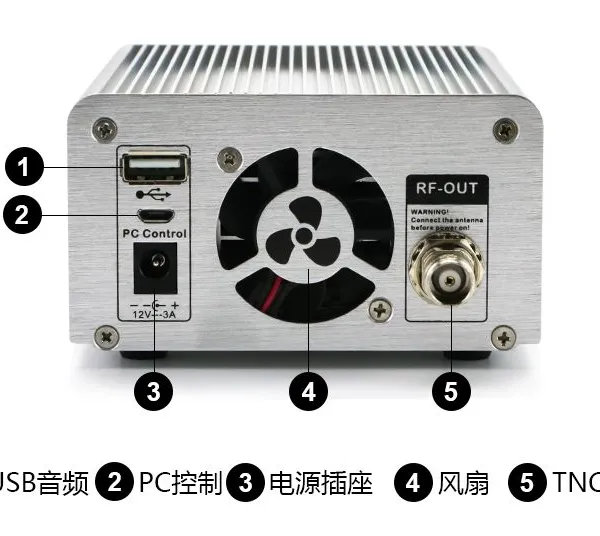 NIORFNIO6W Stereo PLL Stable Frequency Community Farm Church FM FM Wireless Broadcasting Equipment Range 87-108mhz photo-4